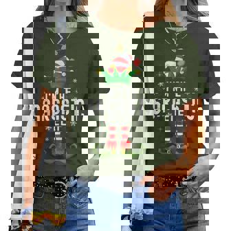 I'm The Sarcastic Elf Christmas Family Pjs Costume Women T-shirt - Thegiftio