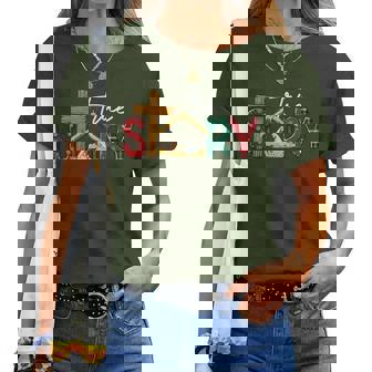 True Story Nativity Christmas Jesus Xmas Catholic Christian Women T-shirt | Mazezy