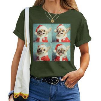 Xmas Chihuahuas Chihuahua Lover Boys Chihuahua Christmas Women T-shirt | Mazezy
