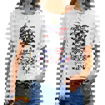 All American Girl 4Th Of July Patriotic For Girls Women T-shirt | Mazezy