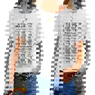 Arquitectura De La Tabla De Columnas Romanasintage Camiseta de mujer - Regaloses