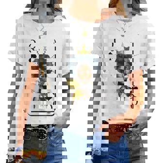 Black Queen Card Black History Month African Celebration Women T-shirt - Thegiftio