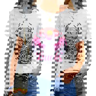 Buck Deer Hunting Hunter Girl Vintage Hunt Women T-shirt - Thegiftio