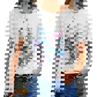 Butterfly With Flowers Cute Butterflies Nature Daughter Women T-shirt - Thegiftio