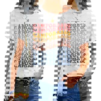 Campobasso City Groovy Retro Maglietta da donna - Novitaregali