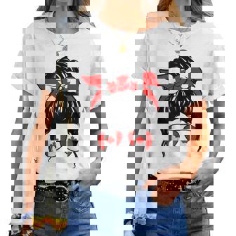 Canadian Girl Canada Bandiera Canadese Orgogliosa Donna Canadese Maglietta da donna - Novitaregali