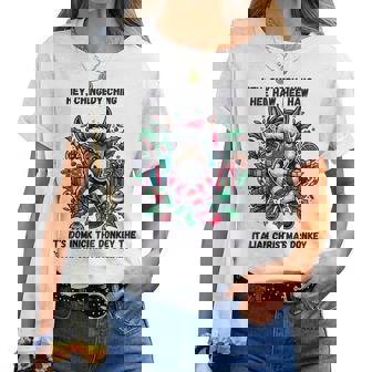 Cute Christmas Italian Christmas Donkey Dominick The Donkey Women T-shirt | Mazezy