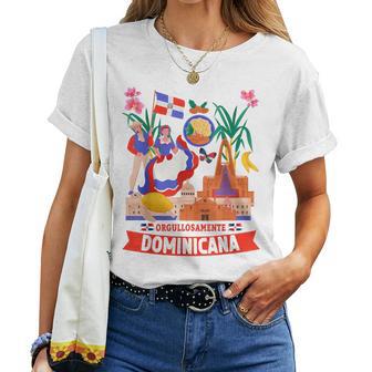 Dominican Republic Flag Idea For Republica Dominicana Women T-shirt | Mazezy