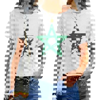 Drapeau Maroc Et Marocert Étoile Homme & Enfant Rouge T-shirt femme - Cadeauxyz