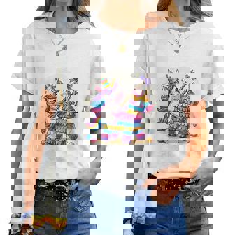 Enfant Je Peux Pas J'ai 10 Ans Anniversaire Licorne Fille Pinata T-shirt femme - Cadeauxyz