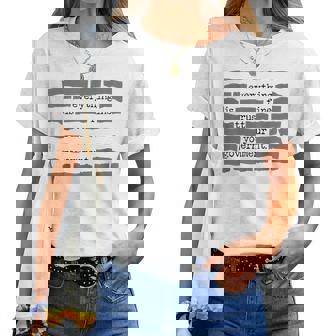 Everything Is Fine Trust Your Government Sarcastic Quote Women T-shirt - Thegiftio