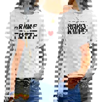 Famille Mignonne Préférée De Grand-Mère Pour Petit-Fils Petite-Fille T-shirt femme - Cadeauxyz