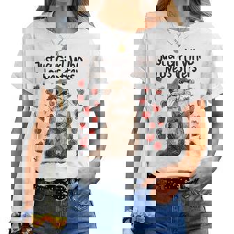 Otter Lovers Just A Girl Who Loves Otters Women T-shirt - Thegiftio