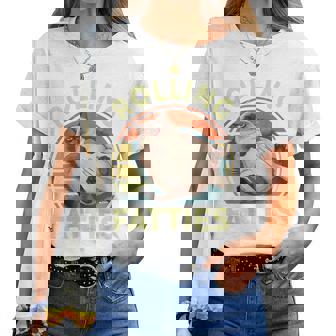 Rolling Fatties Siamese Cat Breed Mom Dad Kitten Retro Women T-shirt | Mazezy