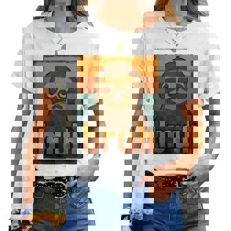 Sloth Bruh For Ns Boys Girls Meme Graphic Women T-shirt | Mazezy