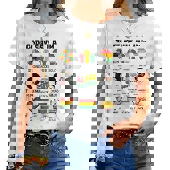 God Says I-Am Black History Afro Bible Verse Christian Women T-shirt - Thegiftio