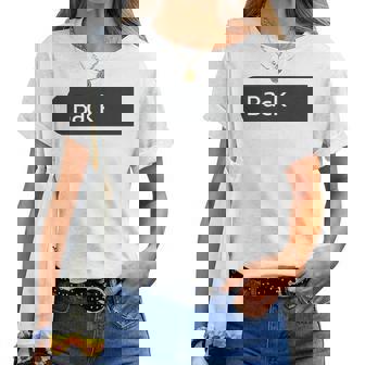 Instructor Printed On Back Only Work Office Teacher Women T-shirt - Thegiftio