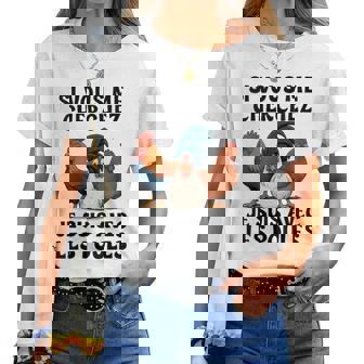 Ious Me Cherchez Jeuis Avec Les Poules Drôle Fermier T-shirt femme - Cadeauxyz