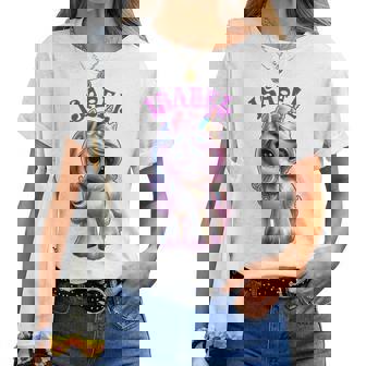 Isabel -Impatico Motivo Unicorno Per Ragazze Nome Isabel Maglietta da donna - Novitaregali