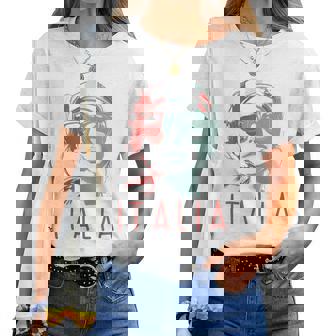 Italian Outfit For Girl Ragazza Italia Apparel Italy Women T-shirt | Mazezy