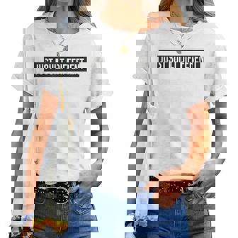 Just Built Different Saying Sarcastic Novelty Humor Women T-shirt - Thegiftio