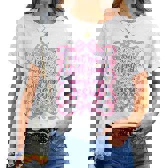 Let Me Tell You Christian Bible About My Jesus Coquette Bow Women T-shirt - Thegiftio