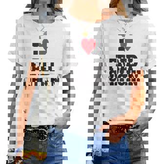 I Love Fried Chicken Maglietta da donna - Novitaregali