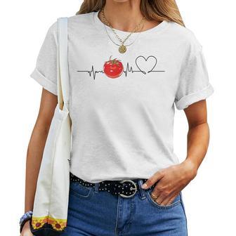 Love Tomato Camisa Para Amantes Del Tomate Para Niños Niñas Y Hombres Camiseta de mujer - Regaloses