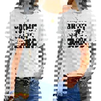 Your Mom Is My Cardio En La Espalda Día De La Madre Para Es Y Hombres Camiseta de mujer - Regaloses