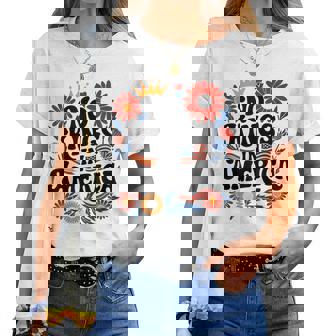 No King In America Floral 4Th July No Kings Women T-shirt | Mazezy