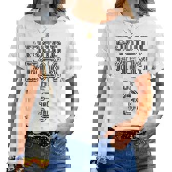 Orgullosa Mamá De Tres Hijos Madre De 3 Niños Niñas Mamá 3 Cuello Camiseta de mujer - Regaloses