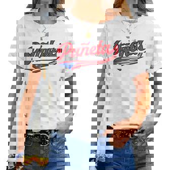 Puñeta プエルトリコ プエルトリコ 国旗 面白い 男性 女性 言葉 レディースTシャツ - Kawaiitshirt