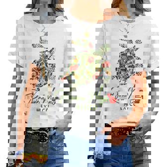 Riviera Maya Tropical Sea Turtle Mexico For And Women Women T-shirt | Mazezy