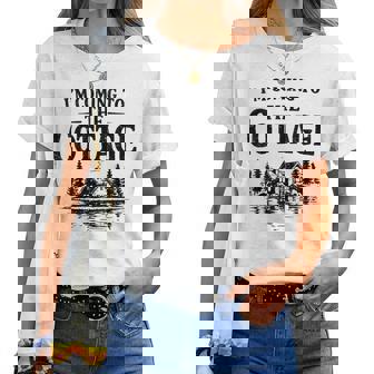 Romance Hockey Pareja Hombres Esoy A La Cottage Cuello Camiseta de mujer - Regaloses