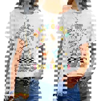 Silly Goose Teacher Club Back To School Elementary School Women T-shirt | Mazezy