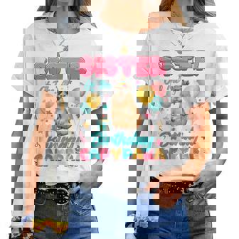 Sister Of The Birthday Capybara Group Family Matching Party Women T-shirt | Seseable UK