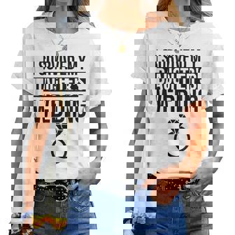 Sobreviví A La Boda De Mi Hija Mom & Dad Camiseta de mujer - Regaloses