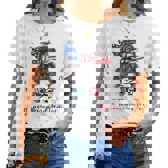 Taekwondo Mom Usa American Flag 4Th Of July Women T-shirt - Thegiftio