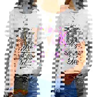 Thick Thighs Sagittarius Vibes Coffee Zodiac Black Women Women T-shirt | Mazezy