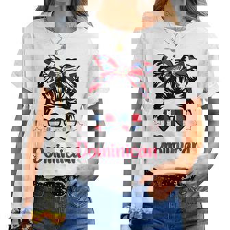 Toddler Girl Dominican Republic- Flag Hispanic Heritage Women T-shirt | Mazezy