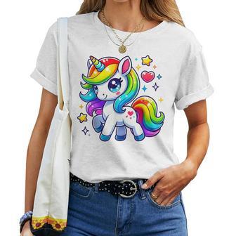 Unicorn For Girls Cute Magical Unicorn Women T-shirt - Thegiftio UK