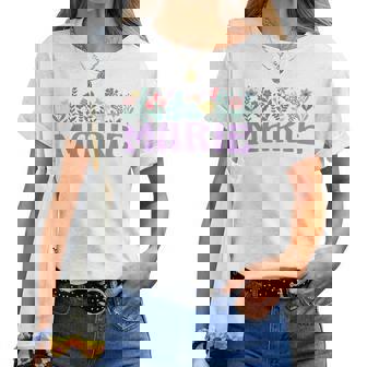 Wildflower Floral Marie Prénom Fête Des Mères T-shirt femme - Cadeauxyz