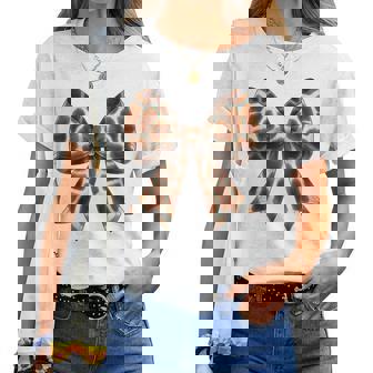 コケット リボン キリン プリント 女の子 ママ 母の日 レディースTシャツ - Kawaiitshirt