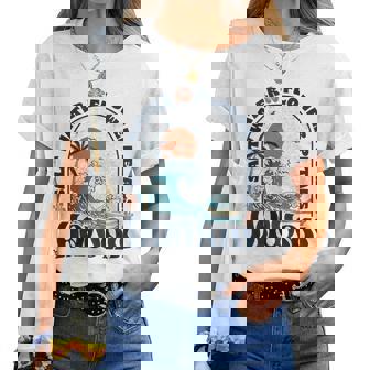 ソルトウォーターフラワー 花びら ハワイ 夏のビーチ愛好家 バック レディースTシャツ - Kawaiitshirt