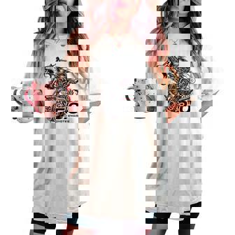 50 Coyote Distressed Enthusiast For Squad Women's Oversized Comfort T-shirt | Mazezy