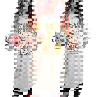 Big Sister Of The Wild One 1St Birthday Boy Safari Lover Women's Oversized Comfort T-shirt - Seseable