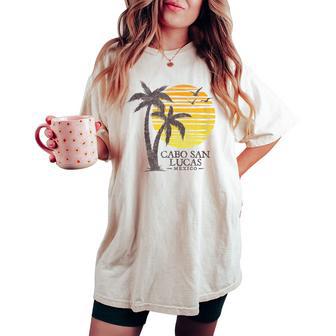 Cabo San Lucas Mexico Colorful Sunset Souvenir Women's Oversized Comfort T-shirt - Thegiftio UK