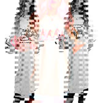 Chemise Merry Christmas Avec Inscription Merry Christmas T-shirt oversize confortable pour femme - Cadeauxyz