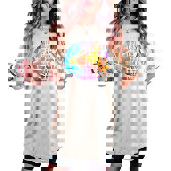 Colorful Ns & I Know I Play Like A Girl Basketball Women's Oversized Comfort T-shirt - Monsterry