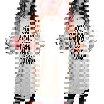 Cristina Maglia Con Testo Divertente Donna Ragazza Bambina T-shirt comoda oversize da donna - Novitaregali